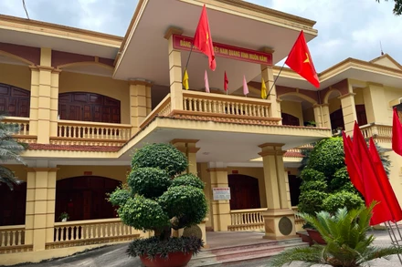 Trụ sở Huyện ủy Mai Châu, tỉnh Hòa Bình.