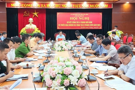 Thành viên Ban Chỉ đạo 09 tham dự Hội nghị.