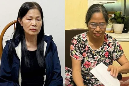 Đỗ Thị Mão (trái) và Bạch Thị Dảnh (phải). (Ảnh: CAND)