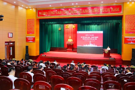 Quang cảnh hội nghị. (Ảnh: ANH TUẤN)