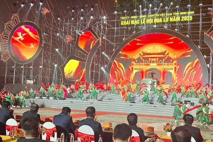 Chương trình nghệ thuật đặc sắc tại lễ khai mạc.