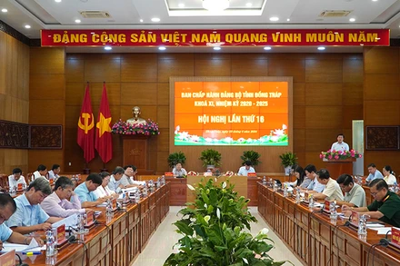 Quang cảnh hội nghị. (Ảnh: HỮU NGHĨA)