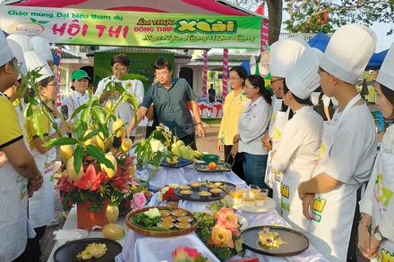 Đồng Tháp: Lễ hội xoài mang đến du khách trải nghiệm thú vị