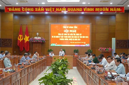 Quang cảnh hội nghị. (Ảnh: HỮU NGHĨA)