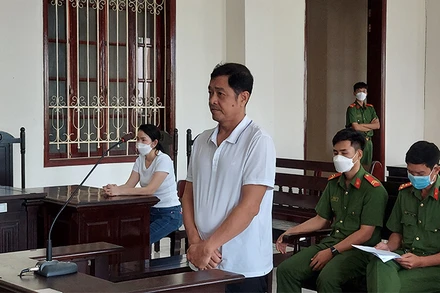 Bị cáo Lê Trung Nguyên Khôi.