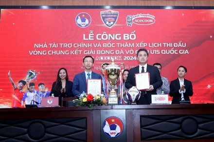 ACECOOK Việt Nam là nhà tài trợ chính vòng chung kết U15 quốc gia.