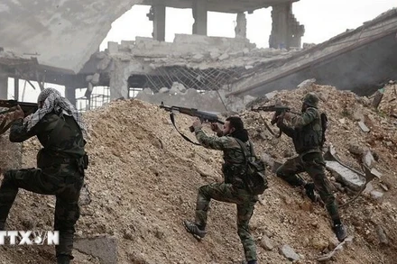 Quân đội Syria thông báo mất quyền kiểm soát thành phố chiến lược Hama. (Ảnh: IRNA/TTXVN)