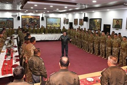 Ông Juan Jose Zuniga phát biểu tại La Paz, Bolivia. Hình ảnh được công bố ngày 25/6/2024. (Nguồn: Reuters)