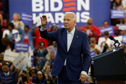 Tổng thống Mỹ Joe Biden tại bang Michigan, ngày 12/7/2024. (Ảnh: Reuters)