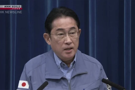 Thủ tướng Nhật Bản Kishida Fumio. (Ảnh: NHK)