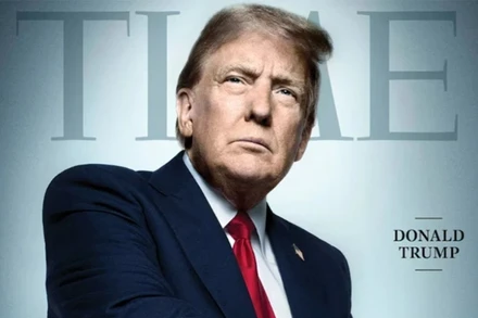 Tổng thống đắc cử Mỹ Donald Trump được vinh danh là "Nhân vật của năm" theo bình chọn của tạp chí Time. (Ảnh: Reuters/TTXVN)