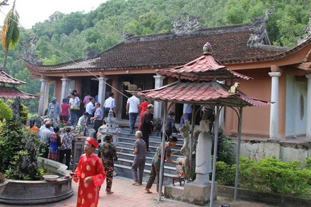 Một đơn nguyên Đền thờ Trần Nhật Duật.