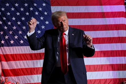 Ứng cử viên tổng thống đảng Cộng hòa Donald Trump. (Ảnh: Reuters)