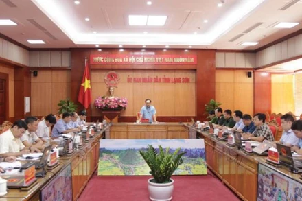 Ủy ban nhân dân tỉnh Lạng Sơn họp trực tuyến triển khai công tác phòng, chống bão số 3.