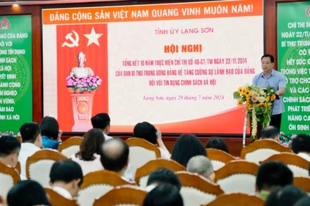 Tỉnh ủy Lạng Sơn tổng kết 10 năm thực hiện Chỉ thị số 40-CT/TW của Ban Bí thư.