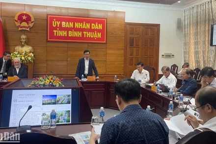 Tập đoàn PDSI muốn đầu tư Khu tổ hợp dịch vụ kết hợp sân Golf tại Bình Thuận.