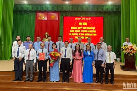 Bình Thuận thành lập Đảng bộ các cơ quan Đảng tỉnh và Đảng bộ Ủy ban nhân dân tỉnh.