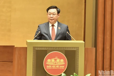 Chủ tịch Quốc hội Vương Đình Huệ.