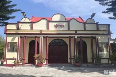 Bên trong cơ sở Thập Thiên, đường Kim Đồng, Phường 6, thành phố Đà Lạt.