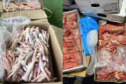 Nhiều thực phẩm không rõ nguồn gốc, xuất xứ.