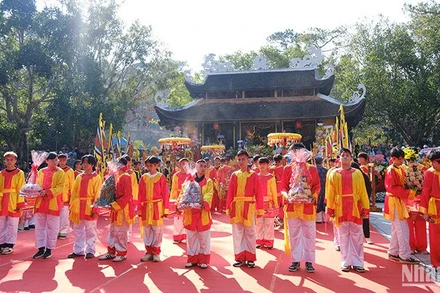 Quang cảnh Lễ Giỗ Tổ.