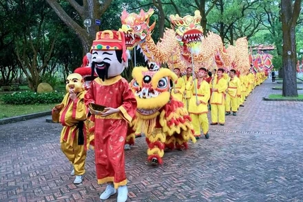 Rước Văn, nghi lễ mở đầu cho chuỗi sự kiện tại Lễ hội mùa thu Côn Sơn-Kiếp Bạc.