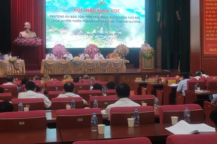 Hội thảo khoa học phương án bảo tồn, tôn tạo, phục dựng chùa Ngũ Đài, chùa Huyền Thiên.