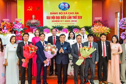 Ban Chấp hành Đảng bộ xã Cao An khóa 25, nhiệm kỳ 2025-2030