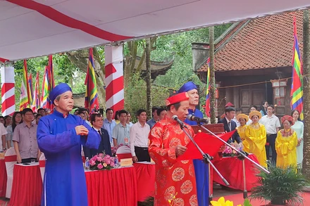 Cung tuyên văn tế tưởng niệm Anh hùng dân tộc, Danh nhân văn hóa thế giới Nguyễn Trãi.