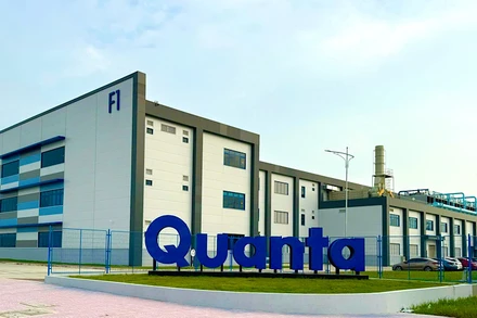 Nhà máy sản xuất của Công ty trách nhiệm hữu hạn QMH Computer (thuộc Tập đoàn Quanta) tại Nam Định.