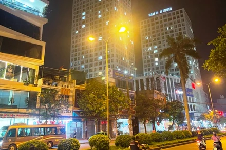 Ảnh minh họa: Một chung cư cao tầng tại thành phố Nam Định, tỉnh Nam Định.