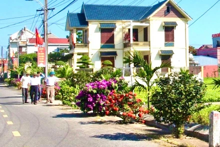 Diện mạo nông thôn mới kiểu mẫu xã Giao Phong, huyện Giao Thủy (Nam Định).