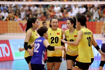 Tuyển bóng chuyền nữ Việt Nam hướng đến nhiều mục tiêu quan trọng. (Ảnh: Tuấn Đoàn)