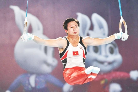 Nguyễn Văn Khánh Phong là một trong những VĐV trẻ nổi bật của TDDC Việt Nam. Ảnh: Nam Trần