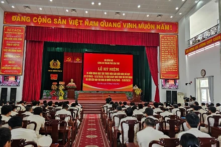 Quang cảnh buổi lễ.