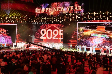 Thành phố Bắc Kinh đón chào năm mới 2025 với nhiều niềm tin và hy vọng.