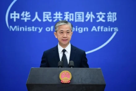 Người phát ngôn Bộ Ngoại giao Trung Quốc Uông Văn Bân. (Ảnh: Baidu.com)