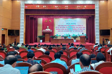 Hội nghị nhằm phát huy vai trò công an xã, phường trong tình hình mới.