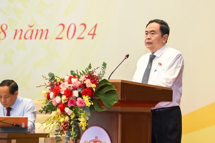 [Ảnh] Chủ tịch Quốc hội chủ trì Hội nghị đại biểu Quốc hội hoạt động chuyên trách lần thứ 6