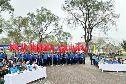 Lễ Lễ khởi động Tháng Thanh niên năm 2025 diễn ra tại huyện Hải Lăng.