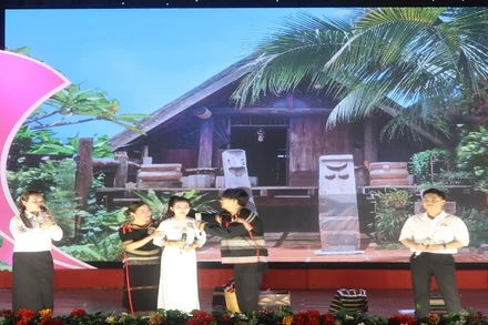 Phần thi tiểu phẩm của đội Đắk Lắk. 