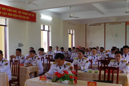 Quang cảnh buổi lễ. (Ảnh: CTV HQ)