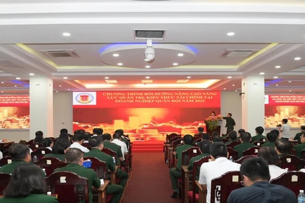 Quang cảnh hội nghị. (Ảnh: LÊ NGUYỆT)