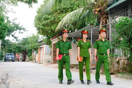 Hà Tĩnh hoàn thành việc sắp xếp, bố trí Công an chính quy về 195/195 xã, thị trấn từ giữa năm 2020. (Ảnh: ÁNH DƯƠNG)