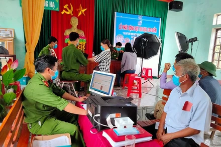 Hà Tĩnh là tỉnh thứ hai toàn quốc hoàn thành cấp căn cước công dân cho người đủ điều kiện.