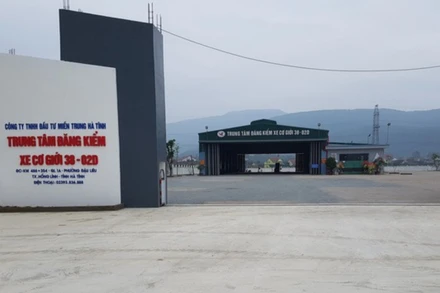 Trung tâm Đăng kiểm 38-02D tại Hồng Lĩnh.