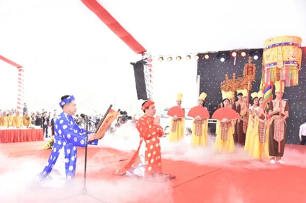 Đây là năm thứ 10 Đại lễ Giỗ Tổ Hùng Vương được tổ chức tại Khu di tích lịch sử - văn hóa Đại Hùng (Hồng Lĩnh).