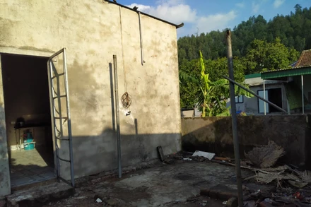 Hiện trường vụ nổ.