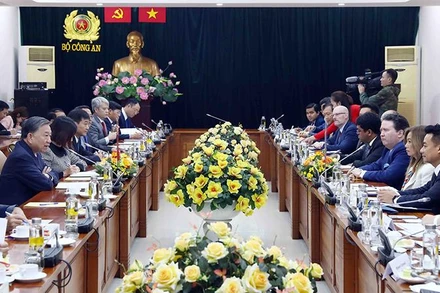 Toàn cảnh buổi tiếp. (Ảnh: MPS)