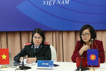 Đại diện Bộ Lao động-Thương binh và Xã hội dự chương trình. (Ảnh: Molisa)